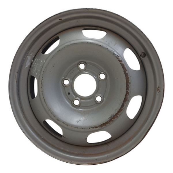 Roda Ferro Aro 16 Oroch Duster 5 Furos Desamassar E Pintar Prata