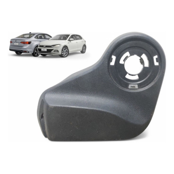 Acabamento Esquerdo Banco Motorista Polo Virtus 2017 A 2022 Preto