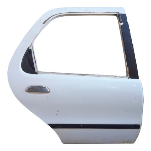 Porta Traseira Direita Fiat Palio Siena 1996/03 Original Branco Direito Traseira