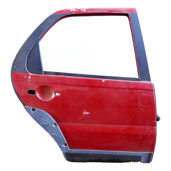 Porta Traseira Direita Palio Weekend Adv 2009 Vermelha Origi