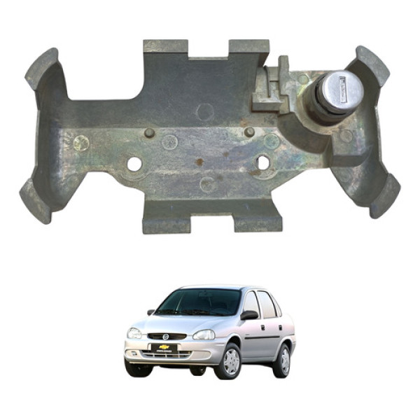 Suporte Maçaneta Porta Diant Direita Corsa Classic Sem Chave Prata Dianteira