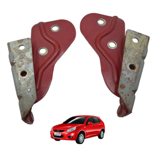 Par Dobradiças Capô Jac J3 2010 2011 2012 2013 