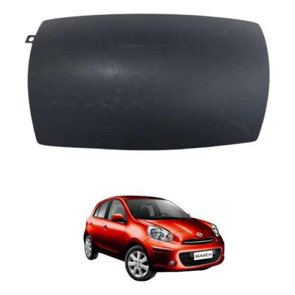 Moldura Acabamento Superior Painel Nissan March 11 A 2015 Preto