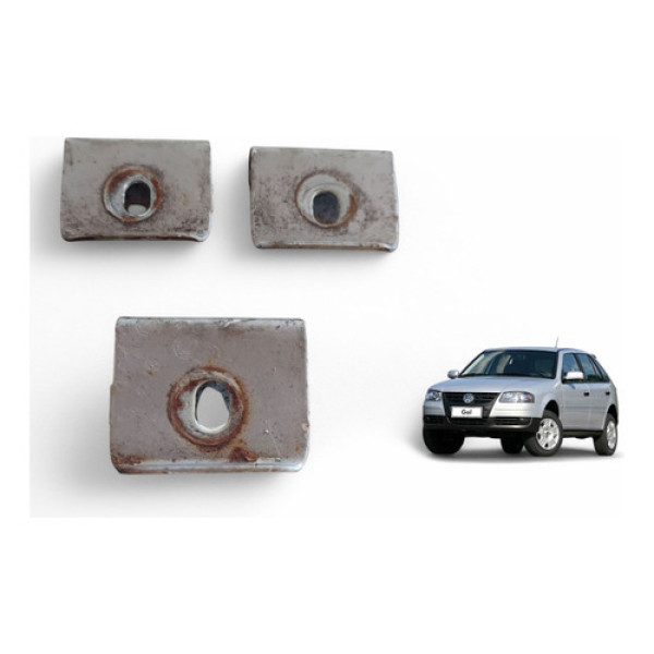 Suporte Trava Paralama Dianteiro Direito Gol 2006 A 2012 Prata