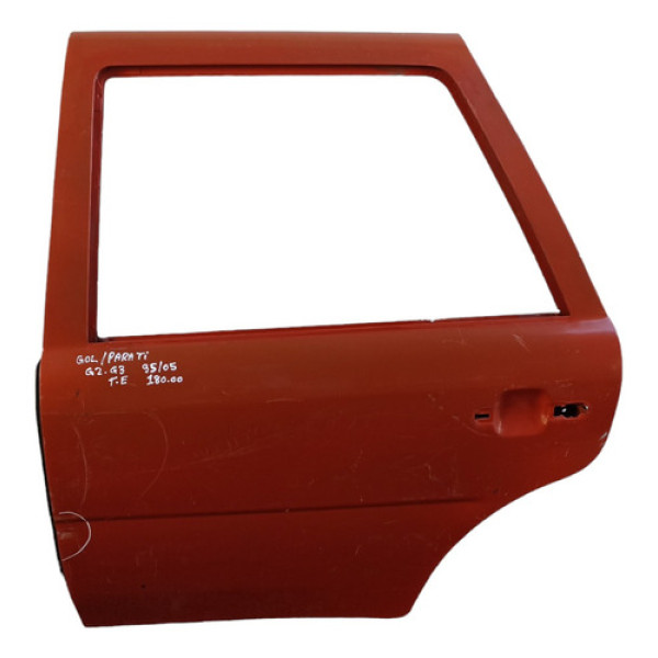 Porta Traseira Esquerda Vw Parati Gol G2 G3  1996 A 2005 Traseira Esquerdo Laranja