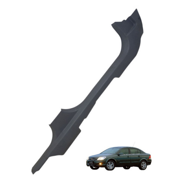 Moldura Soleira Porta Dian Vectra Esq Com Riscos 2007 A 2011 Preto