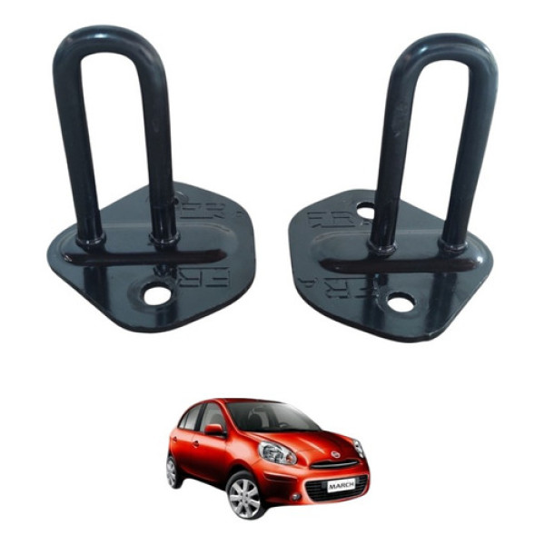 Trava Dos Bancos Traseiro Nissan March 2011 A 2015 Preto