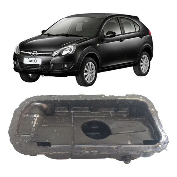 Carter Oleo Motor Jac J3 1.4 10 A 13 Para Soldar Avaria