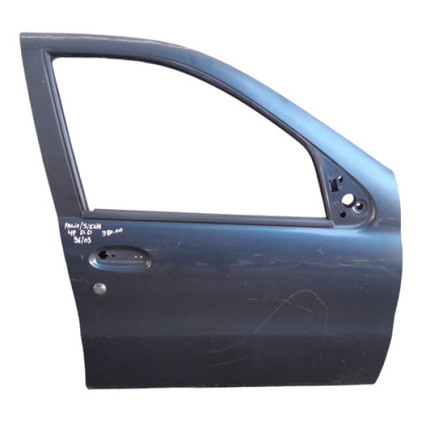 Porta Dianteira Direita Fiat Siena Palio 1996/2003 Original Dianteira Direito Cinza
