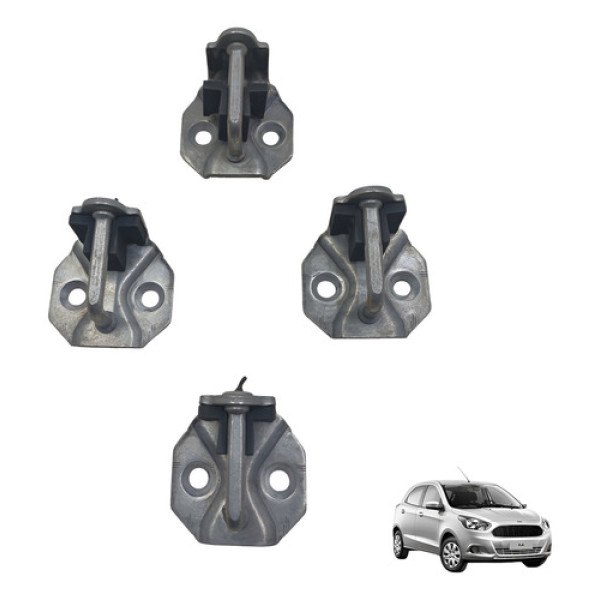 Kit Ford Ka Batente Porta 2014 2015 2016 2017 2018 A 2021 Prata