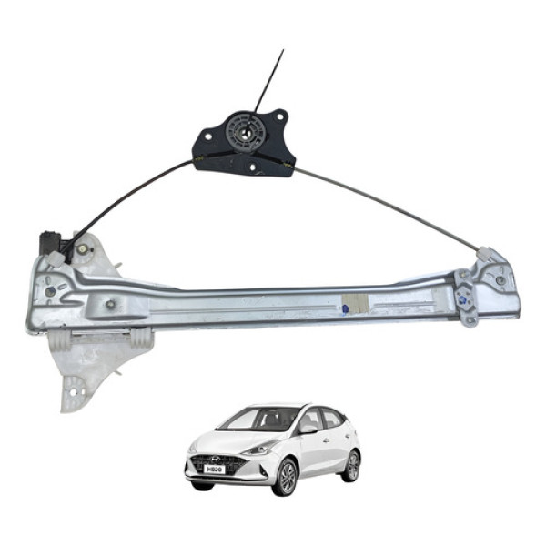 Maquina Vidro Elétrico Dianteiro Esquerdo Hb20 20/22 Origina