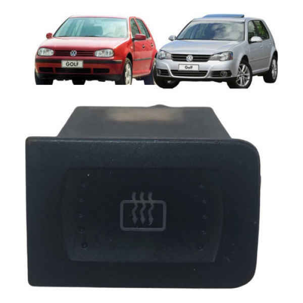 Botão Desembaçador Vidro Traseiro Golf  1999 A 2012 7cm