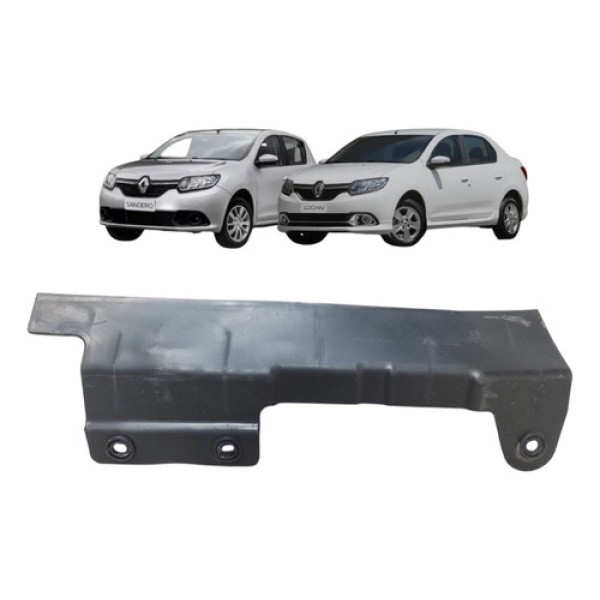 Defletor Agregado Lado Esquerdo Logan Sandero 2015 A 2019