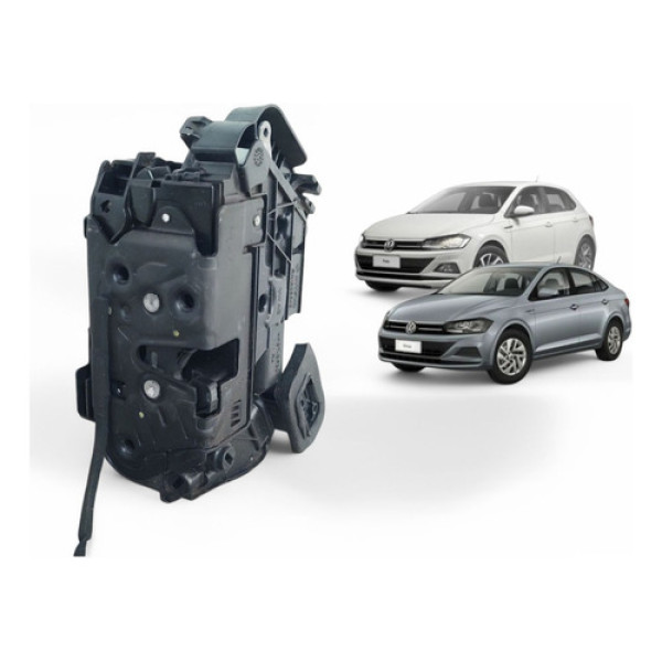 Fechadura Elétrica Traseira Direita Polo Virtus 2017 A 2022