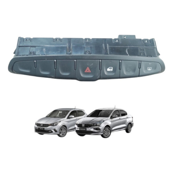 Botão Alerta Desembaçador Trava Cronos Argo 2019 A 2022