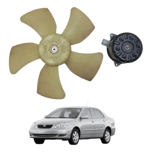 Ventoinha Radiador Corolla 1.8 2003 2004 2005 2006 2007 2008