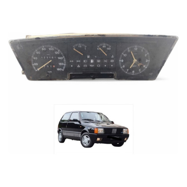Painel Velocímetro Uno Mille 1990 De Fabricação Argentina  Preto