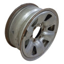 Roda Ferro Triangular Aro 16 6 Furos Hilux Original Prata