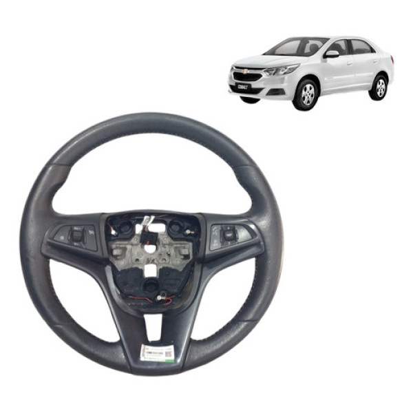 Volante Direção Com Comandos Cobalt 2016 A 2020 34134813a Preto
