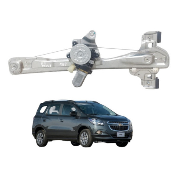 Maquina Vidro Elétrico Traseiro Direito Spin 2013 A 2021