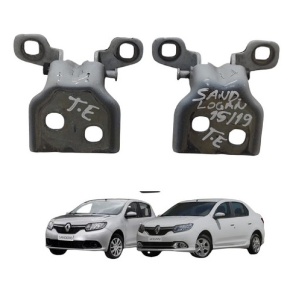 Dobradiça Porta Traseira Esquerda Sandero Logan 2015 A 2019