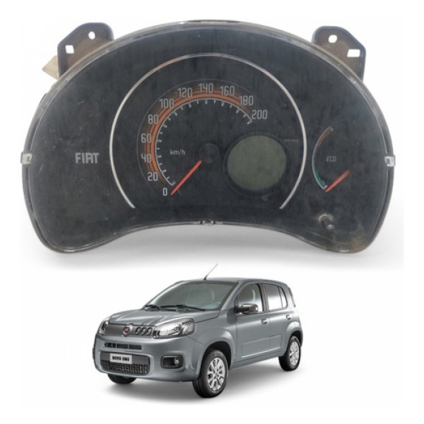 Painel Velocímetro Fiat Uno Vivace 2010 A 2016 Preto