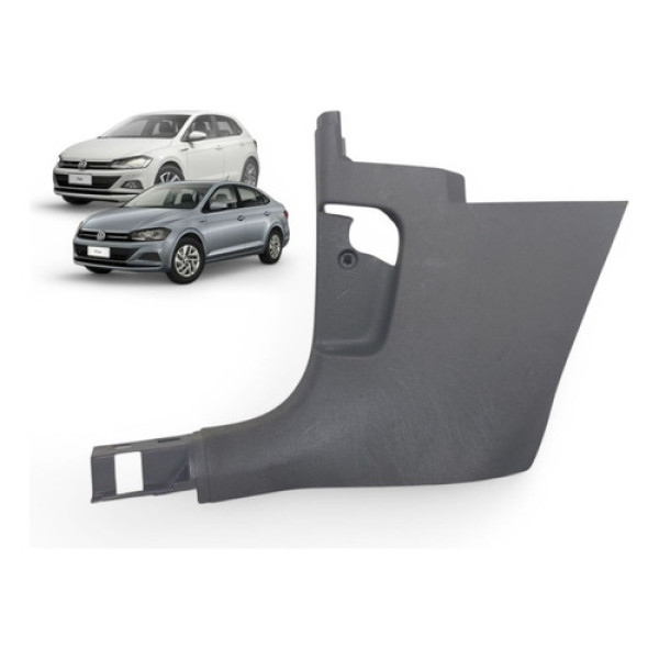 Acabamento Soleira Dianteira Esquerda Polo Virtus 2017 A 23 Grafite