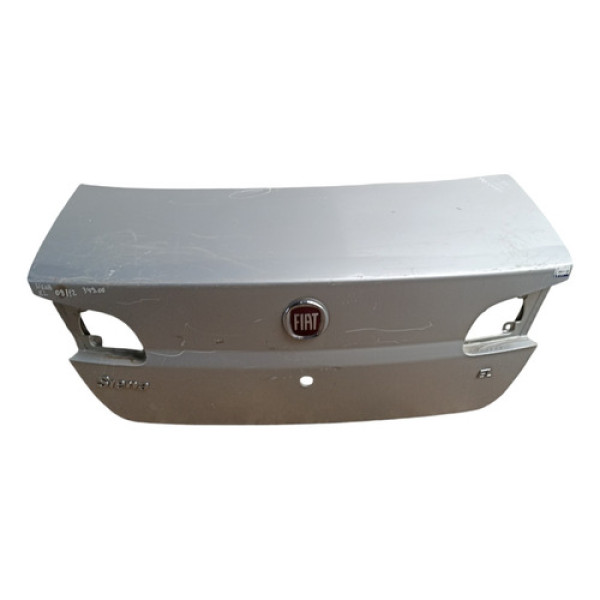 Tampa Traseira Fiat Siena 2009 2010 2011 2012  Prata