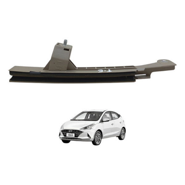 Guia Vidro Traseiro Esquerdo Hb20 Hatch 2020/2022 Original Cinza