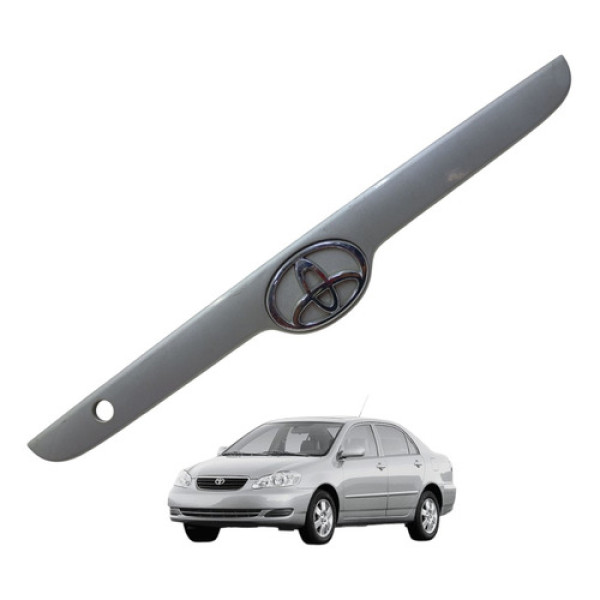 Moldura Friso Tampa Porta Malas Corolla 2003 2004 A 2008