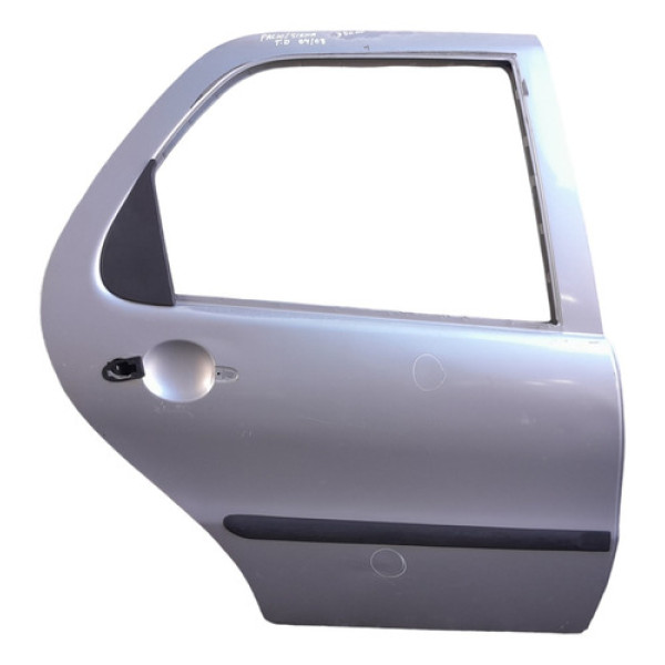 Porta Traseira Direita Fiat Palio Siena 2004 A 2008  Traseira Fiat Prata