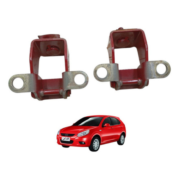 Par Dobradiça Tampa Traseira Jac J3 2010 2011 2012 2013 