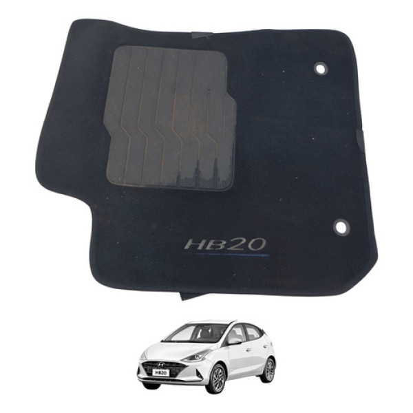 Tapete Motorista Hb20 2020 2021 2022 Usado Original Preto