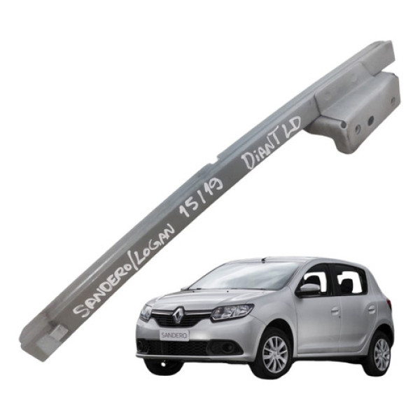 Guia Vidro Dianteiro Direito Logan Sandero 2015 A 2019 Cinza