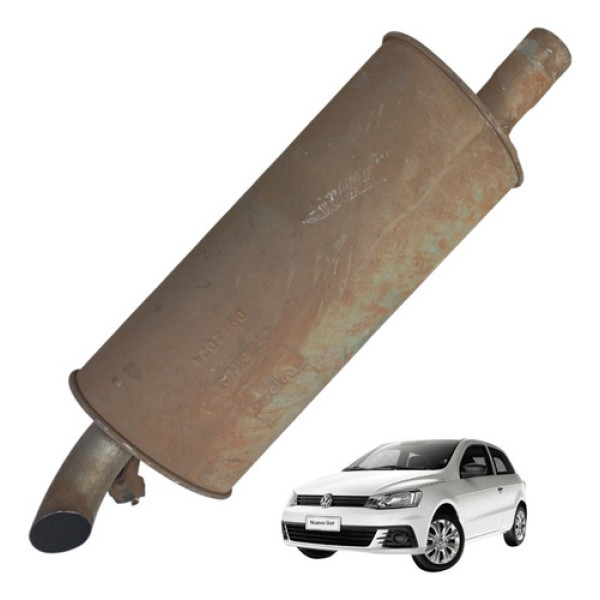 Silêncioso Escapamento Traseiro Gol 1.6 G6 G7 2013 A 2018