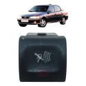 Botão Interruptor Alarme Sensor Gm Vectra 1997 Ate 2000 Preto