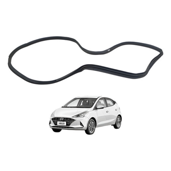 Borracha Guarnição Porta Hb20 Dianteira Direita 20/22 Origin Preto