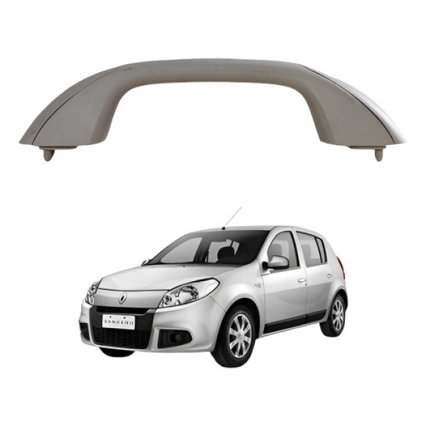 Alça Teto Pqp Sandero 2007 A 2013 Original  - Bege