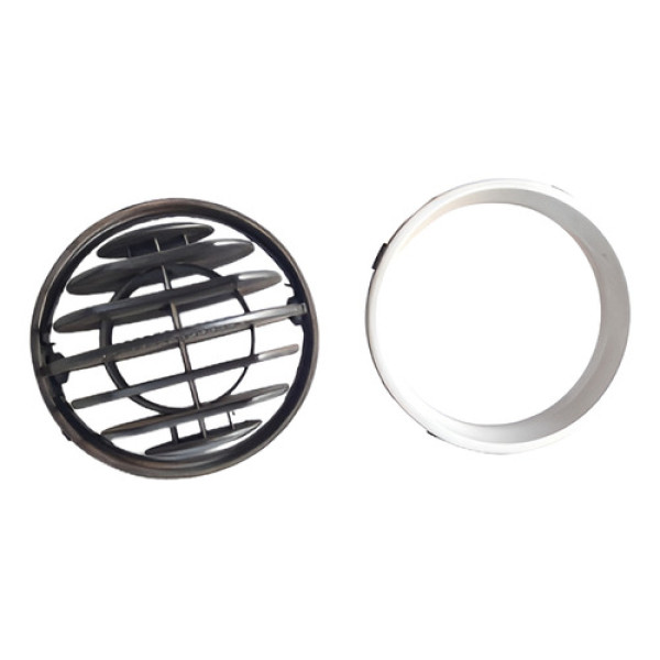 Difusor De Ar C/ Aro Prata Gol G5 2009 2010/2012 Original