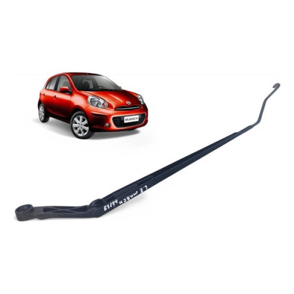 Braço Esquerdo Limpador Parabrisa  Nissan March 2011 A 2015 Esquerdo