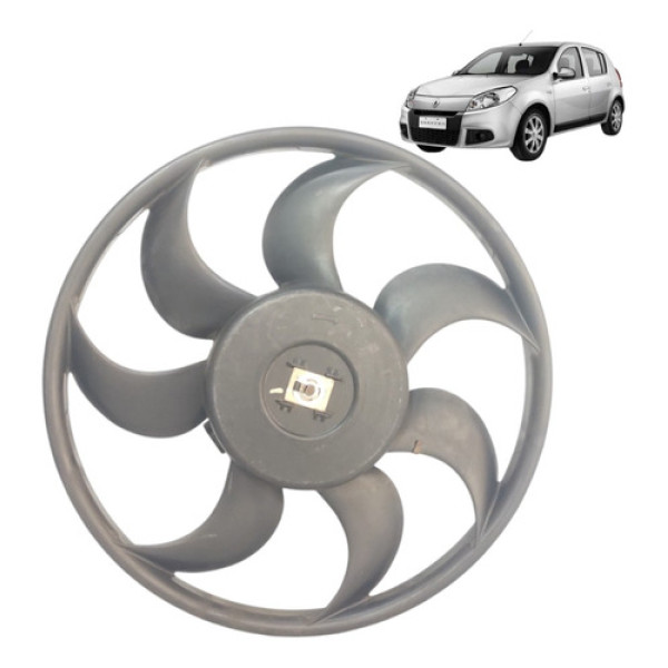 Ventoinha 12v Sandero 2007 A 2013 C Ar Condicionado 
