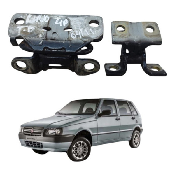 Dobradiça Porta Traseira Direita Uno Mille 2004 A 2011