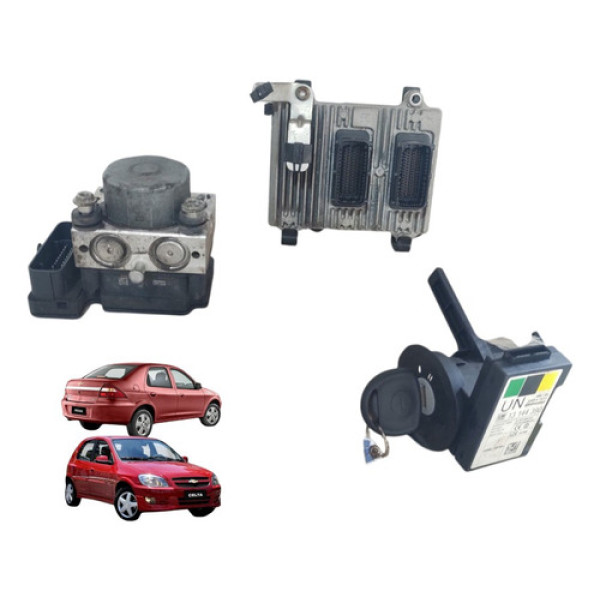 Kit Módulo Injeção Comutador Celta 1.0 Flex 2014/16 Original