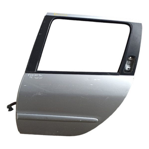Porta Traseira Esquerda Peugeot 206 207 Sw Filé Traseira Esquerdo Prata