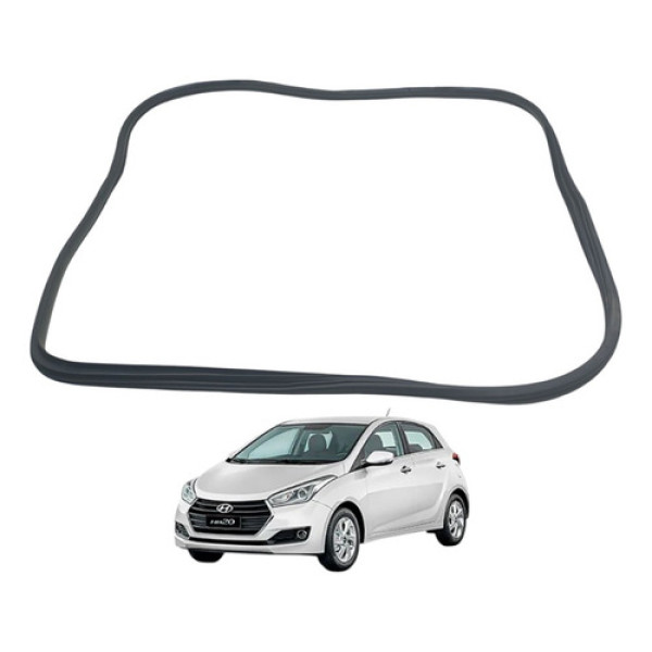 Borracha Guarnição Porta Dianteira Direita Hb20 2012 A 2019 Preto