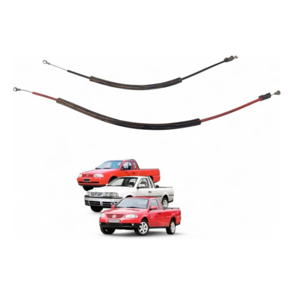 Par Cabo Comando Ventilador Interno Saveiro 2000 A 2009