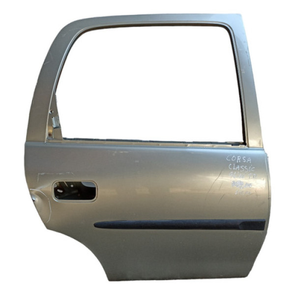 Porta Traseira Direita Chevrolet Corsa Classic 96/16 Avaria Traseira Esquerda Prata