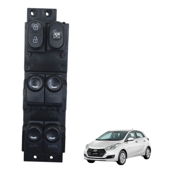 Botão Comando Vidro Elétrico Dianteiro Esquerdo Hb20 12/19