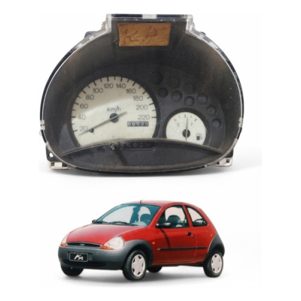 Painel Velocímetro Ford Ka 1997 Até 2000 97kp10841ab Branco