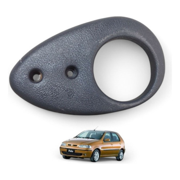 Moldura Esquerda Banco Dianteiro Palio Siena 2000 A 2003  Preto